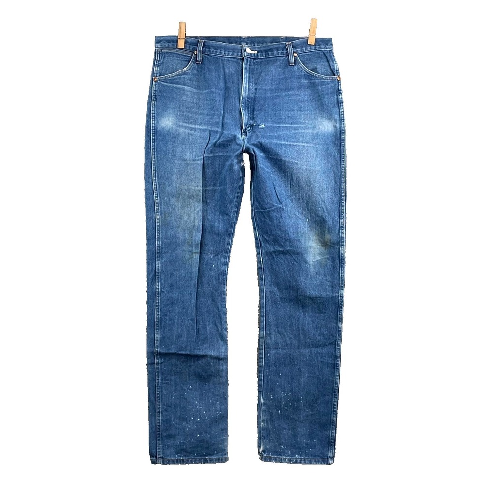 Wrangler Cowboy Cut Original Fit Jeans Men 40x34* Workwear Rancher Rodeo Western